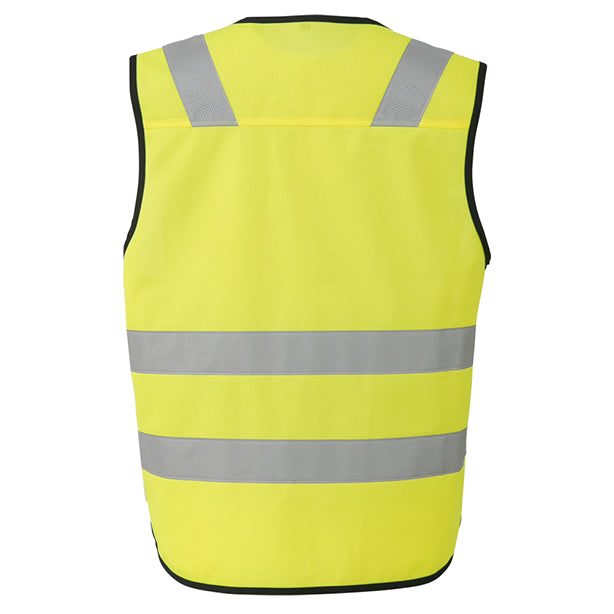 メーカー:CO_COS 品名&品番:CO-COS CS-2419 高視認性安全ベスト カラー:オレンジ(バックスタイル)