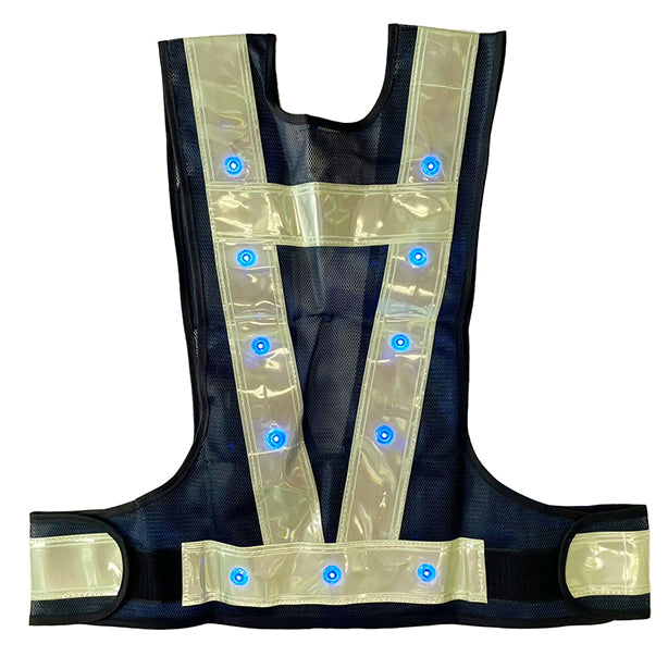 メーカー:MIZUKEI 品名&品番:蓄光ちくピカ 【LED】（3017201 ～ 3017203） カラー:紺×白×青LED(バックスタイル)