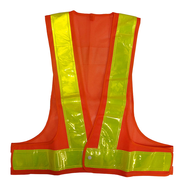 メーカー:MIZUKEI 品名&品番:安全ベスト/70mmタイプ（5917602 ～ 5917607）(一覧表示用)  カラー:橙×黄