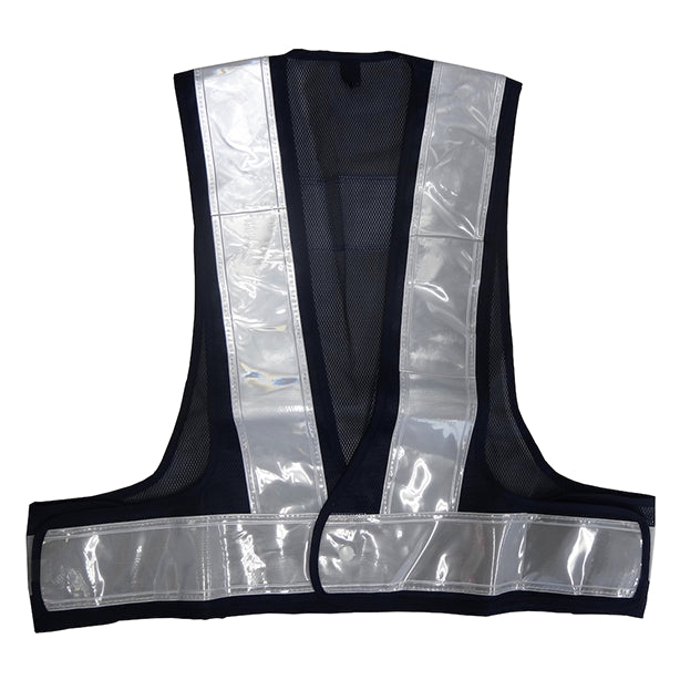 メーカー:MIZUKEI 品名&品番:安全ベスト/70mm ショート丈（5917702 ～ 5917707）(オプション表示用)  カラー:紺×白