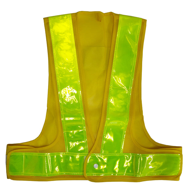 メーカー:MIZUKEI 品名&品番:安全ベスト/70mm ショート丈（5917702 ～ 5917707）(一覧表示用)  カラー:黄×黄