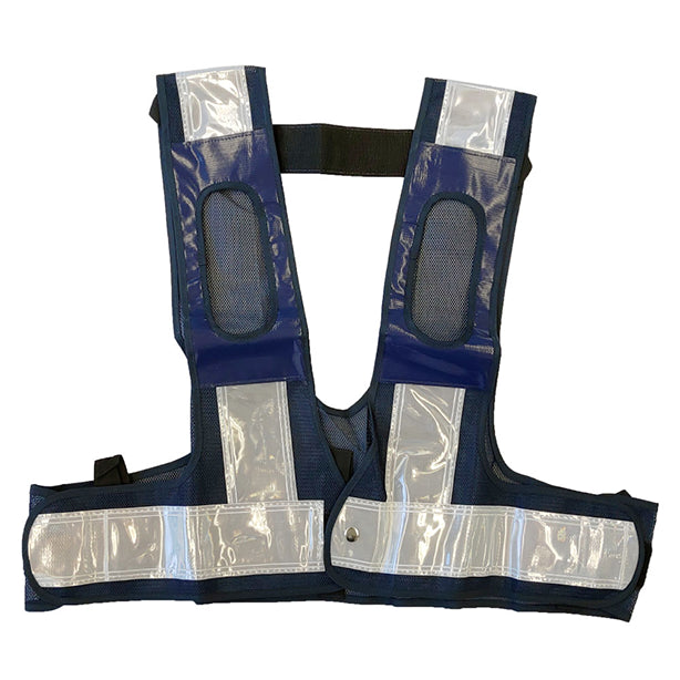 メーカー:MIZUKEI 品名&品番:装着できるんです フルハーネス用安全ベスト キングサイズ（5941151 ～ 5941153）(一覧表示用)  カラー:紺×白