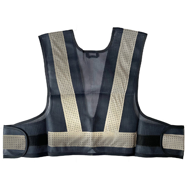 メーカー:MIZUKEI 品名&品番:爽メッシュ ショート丈（5941221 ～ 5941225） カラー:ネイビー(バックスタイル)