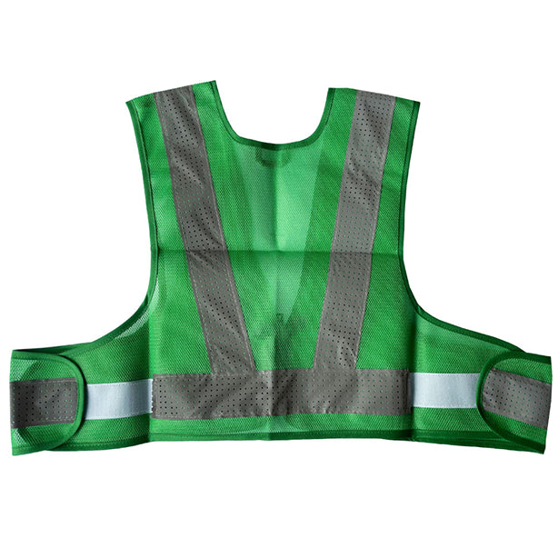 メーカー:MIZUKEI 品名&品番:爽メッシュ ショート丈（5941221 ～ 5941225） カラー:グリーン(バックスタイル)