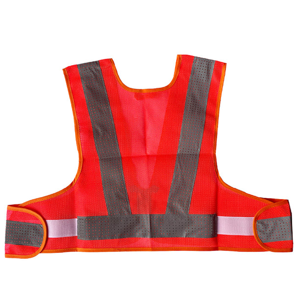 メーカー:MIZUKEI 品名&品番:爽メッシュ ショート丈（5941221 ～ 5941225） カラー:オレンジ(バックスタイル)