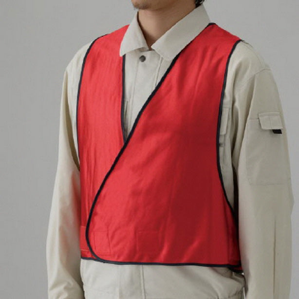 UNT-379-411 品名:識別ベスト(379-411～379-415)(一覧表示用)  カラー:レッド