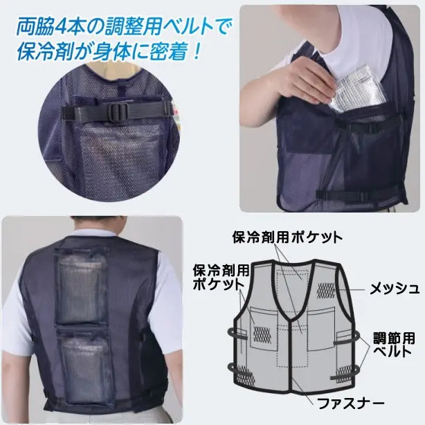 スーパークールベスト 商品コード：UNT-HO-890 (一覧表示用)