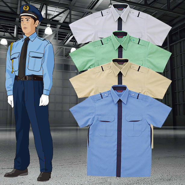 High-Tachibana TH-1358 警備春夏半袖カッターシャツ（男女兼用） TH-1358(オプション表示用)