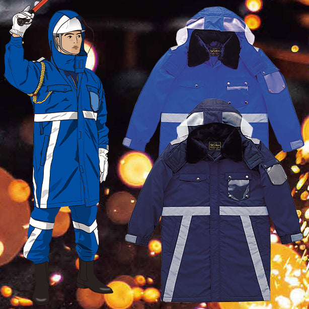 High-Tachibana TH-5550 防水防寒ロングコート（反射テープ付） 商品コード：TH-5550 (一覧表示用)