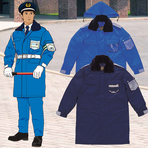 High-Tachibana TH-5850 防寒ロングコート（反射テープ付） 商品コード：TH-5850 (一覧表示用)