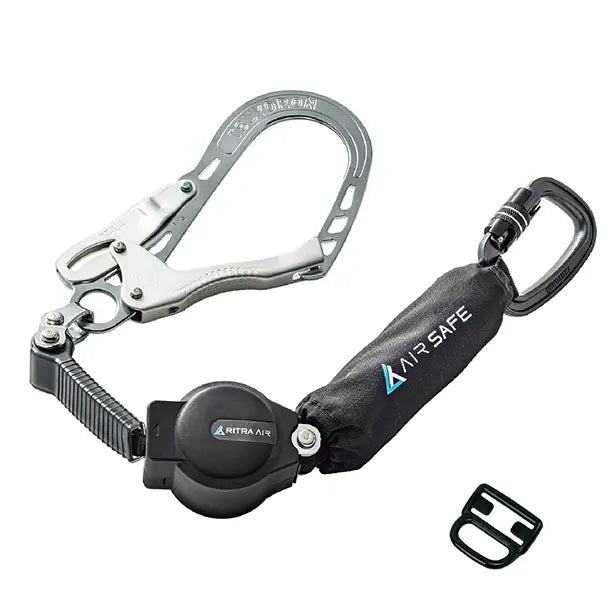 フルハーネス･胴ベルト型兼用墜落制止用器具【ランヤード/巻取式】AIRSAFE リトラ・エア [TL-RA91SV-H 藤井電工]