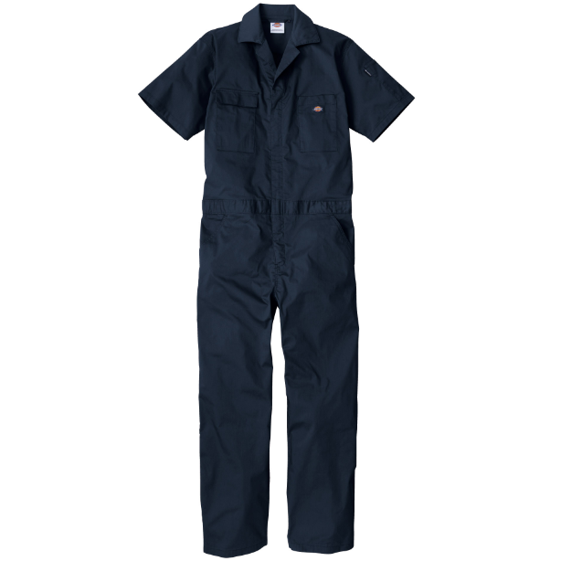 メーカー:CO_COS 品名&品番:Dickies CC-D-6702 軽量ストレッチ半袖つなぎ(一覧表示用)  カラー:ネイビー