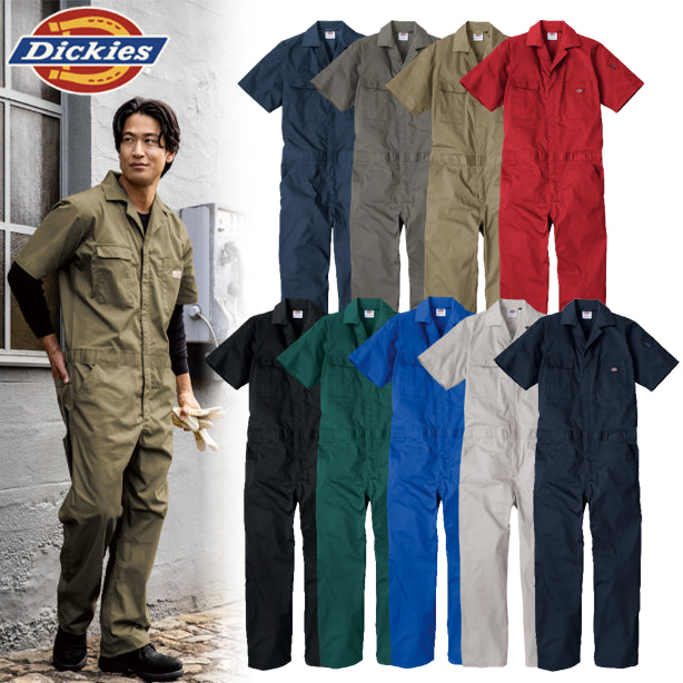 メーカー:CO_COS 品名&品番:Dickies CC-D-6702 軽量ストレッチ半袖つなぎ(一覧表示用) 