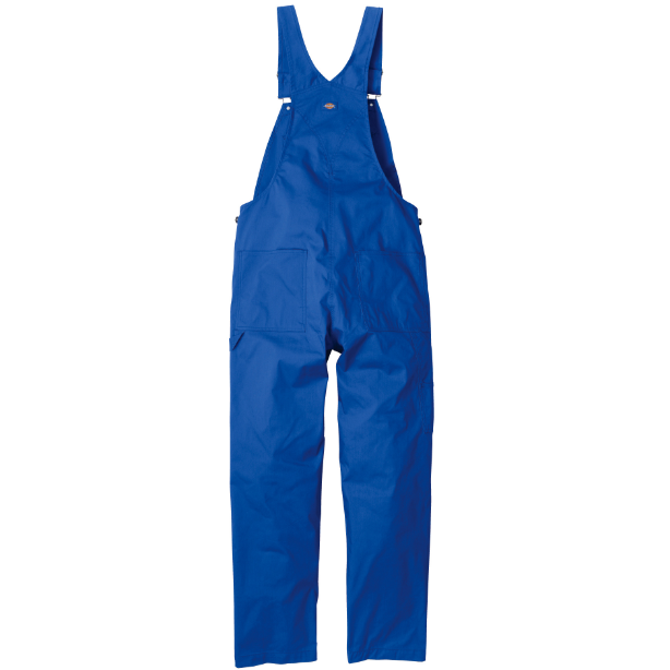 メーカー:CO_COS 品名&品番:Dickies CC-D-6709 軽量ストレッチオーバーオール カラー:ブルー(バックスタイル)