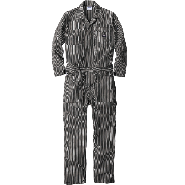 メーカー:CO_COS 品名&品番:Dickies CC-D-7106 軽量ヒッコリーつなぎ(オプション表示用)  カラー:ブラック