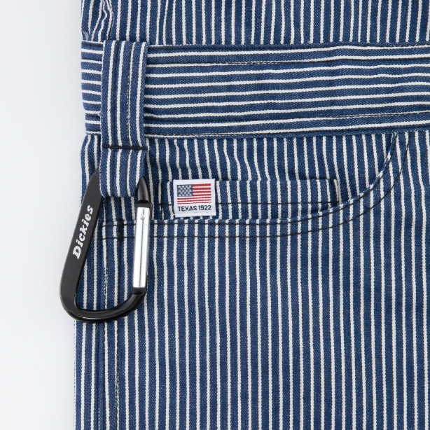 メーカー:CO_COS 品名&品番:Dickies CC-D-7106 軽量ヒッコリーつなぎ カラビナループ付