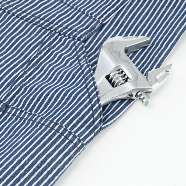 メーカー:CO_COS 品名&品番:Dickies CC-D-7106 軽量ヒッコリーつなぎ ツールポケット