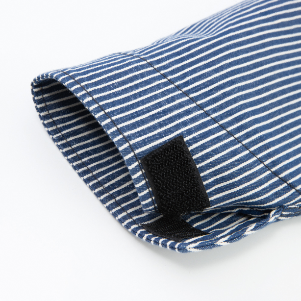 メーカー:CO_COS 品名&品番:Dickies CC-D-7106 軽量ヒッコリーつなぎ 袖口マジックテープ