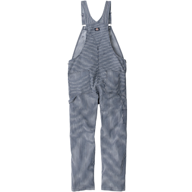 メーカー:CO_COS 品名&品番:Dickies CC-D-7109 軽量ヒッコリーオーバーオール カラー:ネイビー(バックスタイル)