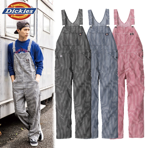 メーカー:CO_COS 品名&品番:Dickies CC-D-7109 軽量ヒッコリーオーバーオール(一覧表示用) 
