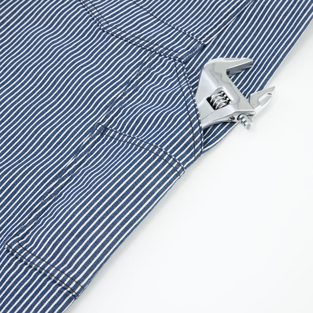 メーカー:CO_COS 品名&品番:Dickies CC-D-716 ヒッコリーつなぎ ツールポケット