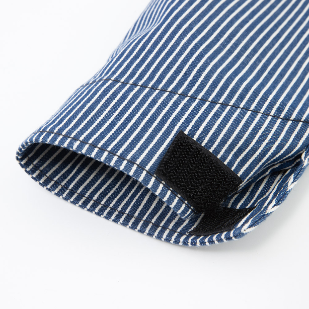 メーカー:CO_COS 品名&品番:Dickies CC-D-716 ヒッコリーつなぎ 袖口マジックテープ