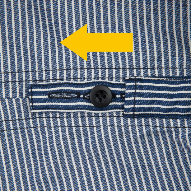 メーカー:CO_COS 品名&品番:Dickies CC-D-716 ヒッコリーつなぎ ウエストアジャスター仕様