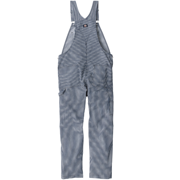 メーカー:CO_COS 品名&品番:Dickies CC-D-719 ヒッコリーオーバーオール カラー:ネイビー(バックスタイル)