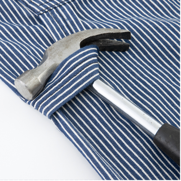 メーカー:CO_COS 品名&品番:Dickies CC-D-719 ヒッコリーオーバーオール ハンマーループ