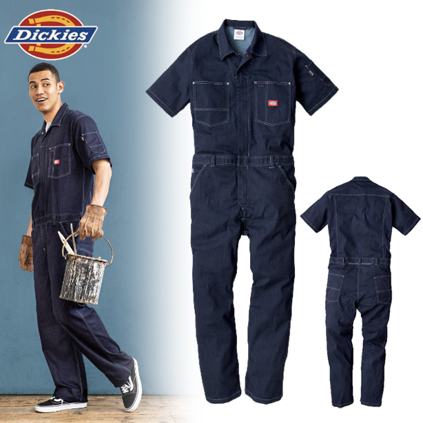 メーカー:CO_COS 品名&品番:Dickies CC-D-752 CORDURA®ストレッチデニム半袖ツナギ(一覧表示用) 