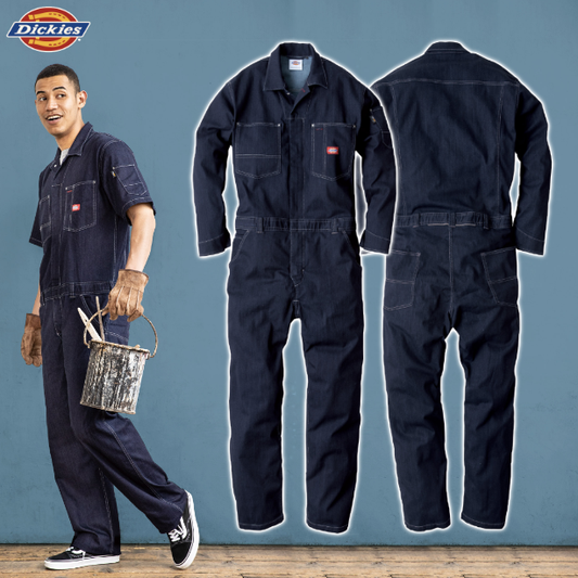 メーカー:CO_COS 品名&品番:Dickies CC-D-752 CORDURA®ストレッチデニム半袖ツナギ(オプション表示用) 