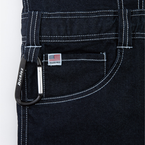 メーカー:CO_COS 品名&品番:Dickies CC-D-756 CORDURA®ストレッチデニムツナギ カラビナループ付
