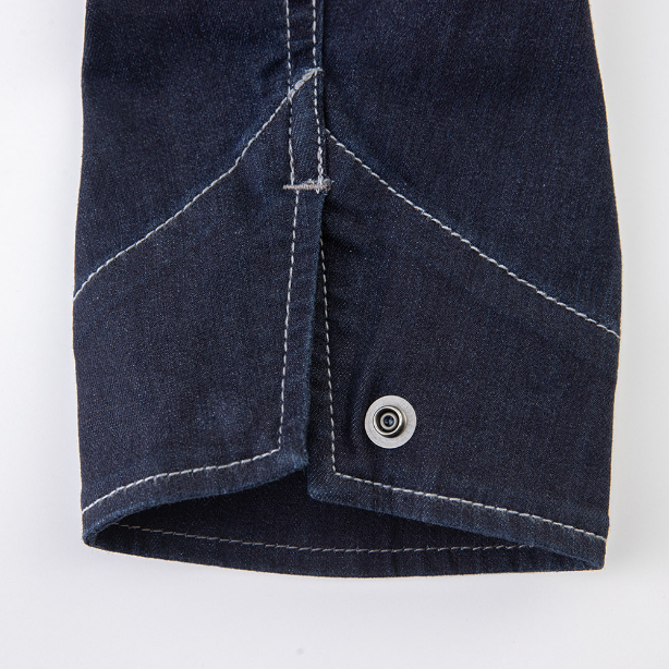 メーカー:CO_COS 品名&品番:Dickies CC-D-756 CORDURA®ストレッチデニムツナギ 袖口ドットボタン