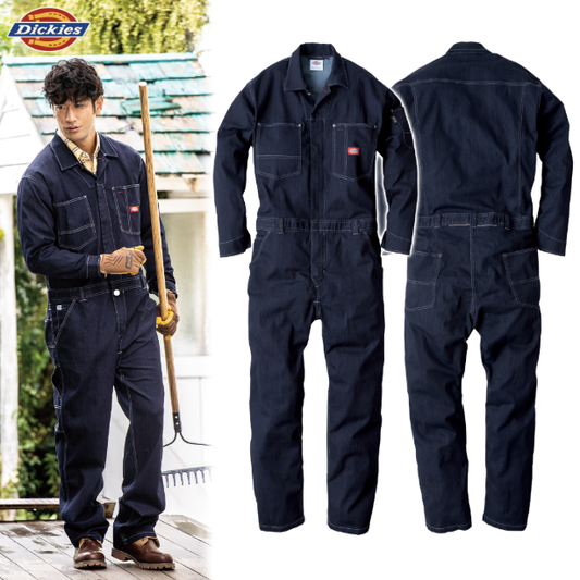 メーカー:CO_COS 品名&品番:Dickies CC-D-756 CORDURA®ストレッチデニムツナギ(オプション表示用) 