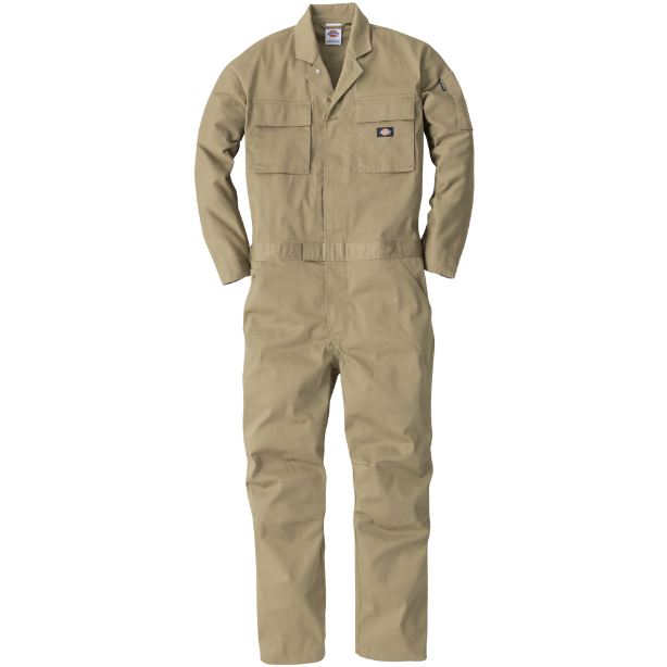 メーカー:CO_COS 品名&品番:Dickies CC-D-766 カジュアルつなぎ(一覧表示用)  カラー:カーキ