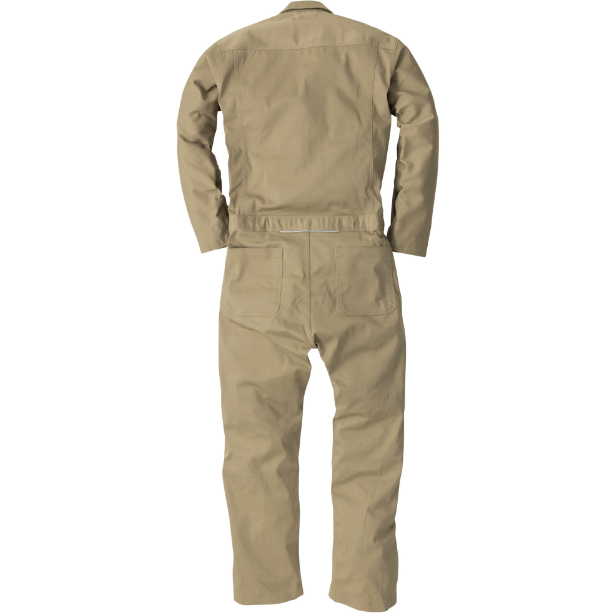 メーカー:CO_COS 品名&品番:Dickies CC-D-766 カジュアルつなぎ カラー:カーキ(バックスタイル)