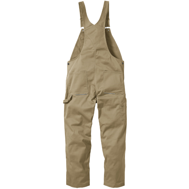 メーカー:CO_COS 品名&品番:Dickies CC-D-769 カジュアルオーバーオール カラー:カーキ(バックスタイル)