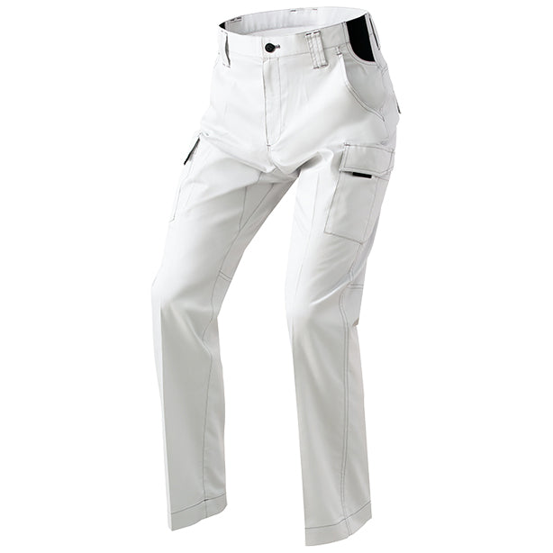 メーカー:AITOZ 品名&品番:AITOZ AZ-6851帯電防止ムービンカット ノータックカーゴパンツ【春夏】【男女兼用】(オプション表示用)  カラー:シルバーグレー