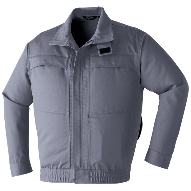 メーカー:ASAHICHO 品名&品番:Asahicho AC-9205 難燃空調服® 長袖ブルゾン【ウェアのみ】(オプション表示用)  カラー:グレー