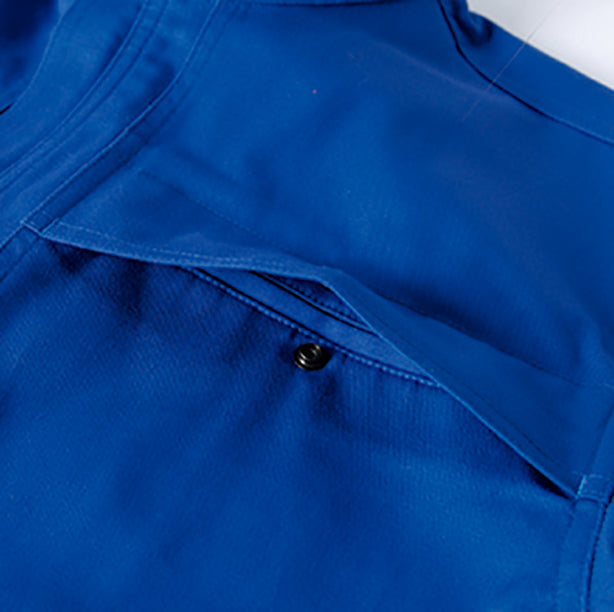 メーカー:ASAHICHO 品名&品番:Asahicho AC-9205 難燃空調服® 長袖ブルゾン【ウェアのみ】 両胸フラップ付きポケット