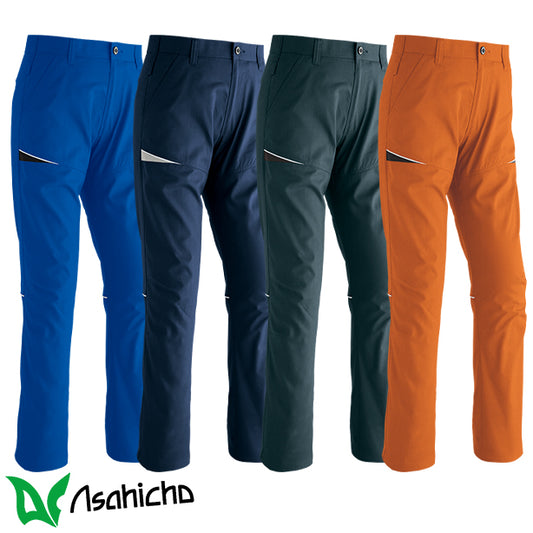 メーカー:ASAHICYO 品名&品番:Asahicho 8505 帯電防止スリムスタイルストレッチパンツ【春夏】(オプション表示用) 
