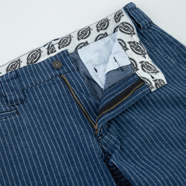 メーカー:CO_COS 品名&品番:Dickies CC-D-695 ウォバッシュストライプカーゴパンツ レタード柄