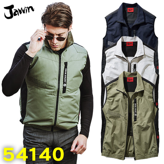 メーカー:JICHODO 品名&品番:JAWIN JC-54140 綿100% 空調服® ベスト【ウェアのみ】(オプション表示用) 