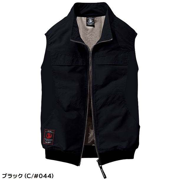 メーカー:JICHODO 品名&品番:JAWIN JC-54210 空調服®遮熱サイドファンベスト(一覧表示用)  カラー:ブラック