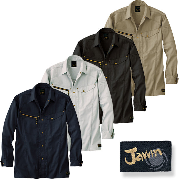 Jawin 55504 長袖シャツ 商品コード：JC-55504 (一覧表示用)