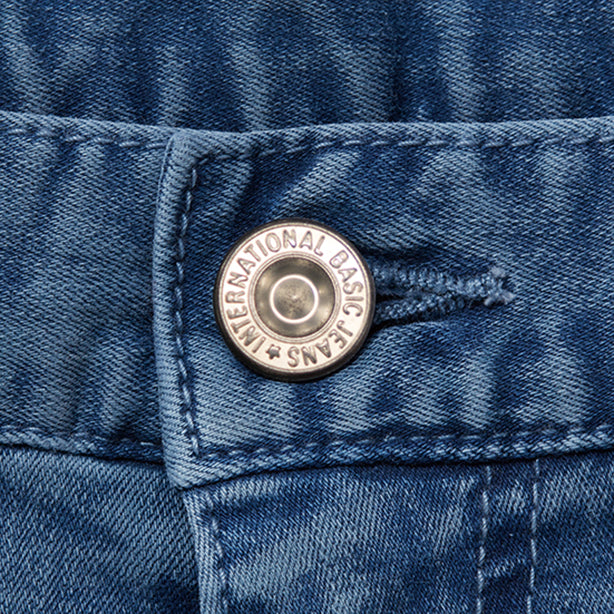 JAWIN 57002 ストレッチデニムノータックカーゴパンツ【春夏】 商品コード：JC-57002 タックボタン