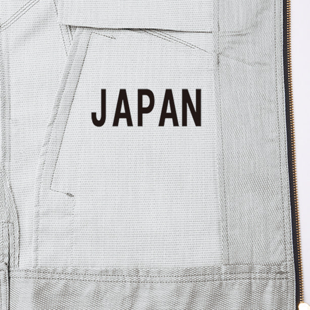 JAWIN 57100 ストレッチジャンパー【春夏】 商品コード：JC-57100 左内側プリント
