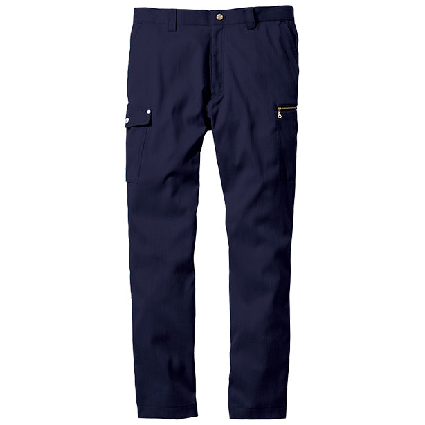 JAWIN 57102 ストレッチノータックカーゴパンツ【春夏】 商品コード：JC-57102 色：ネービー(一覧表示用)