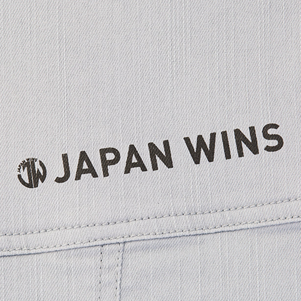 JAWIN 57300 ストレッチカラーデニムジャンパー【春夏】 商品コード：JC-57300 背面肩プリント