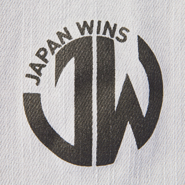 JAWIN 57300 ストレッチカラーデニムジャンパー【春夏】 商品コード：JC-57300 左袖ロゴプリント